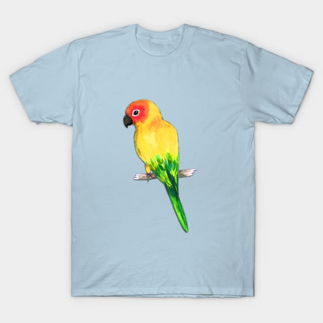 Sun conure T-Shirt by Bwiselizzy